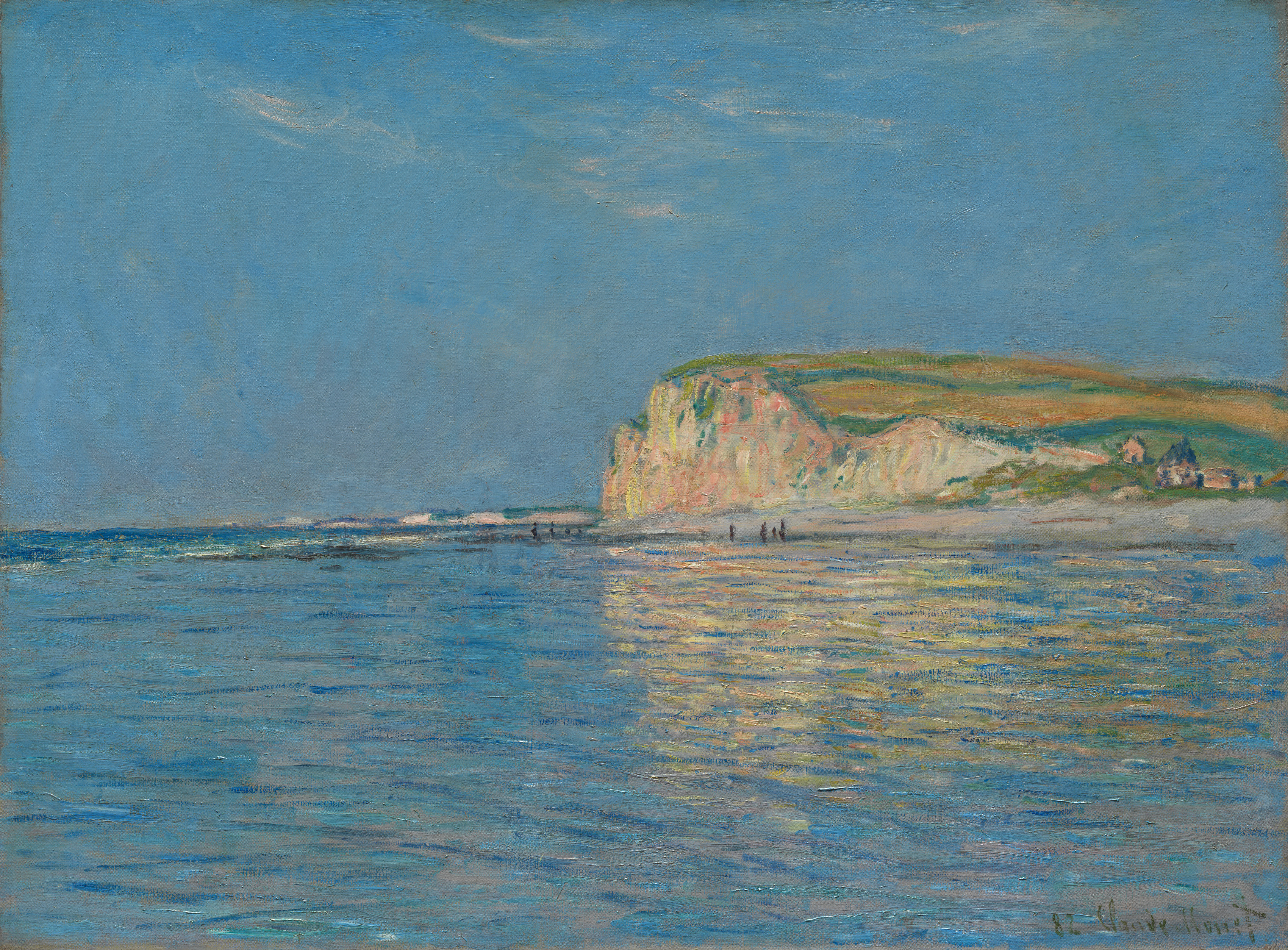 «Отлив в Пурвиле, близ Дьеппа, 1882», Клод Моне