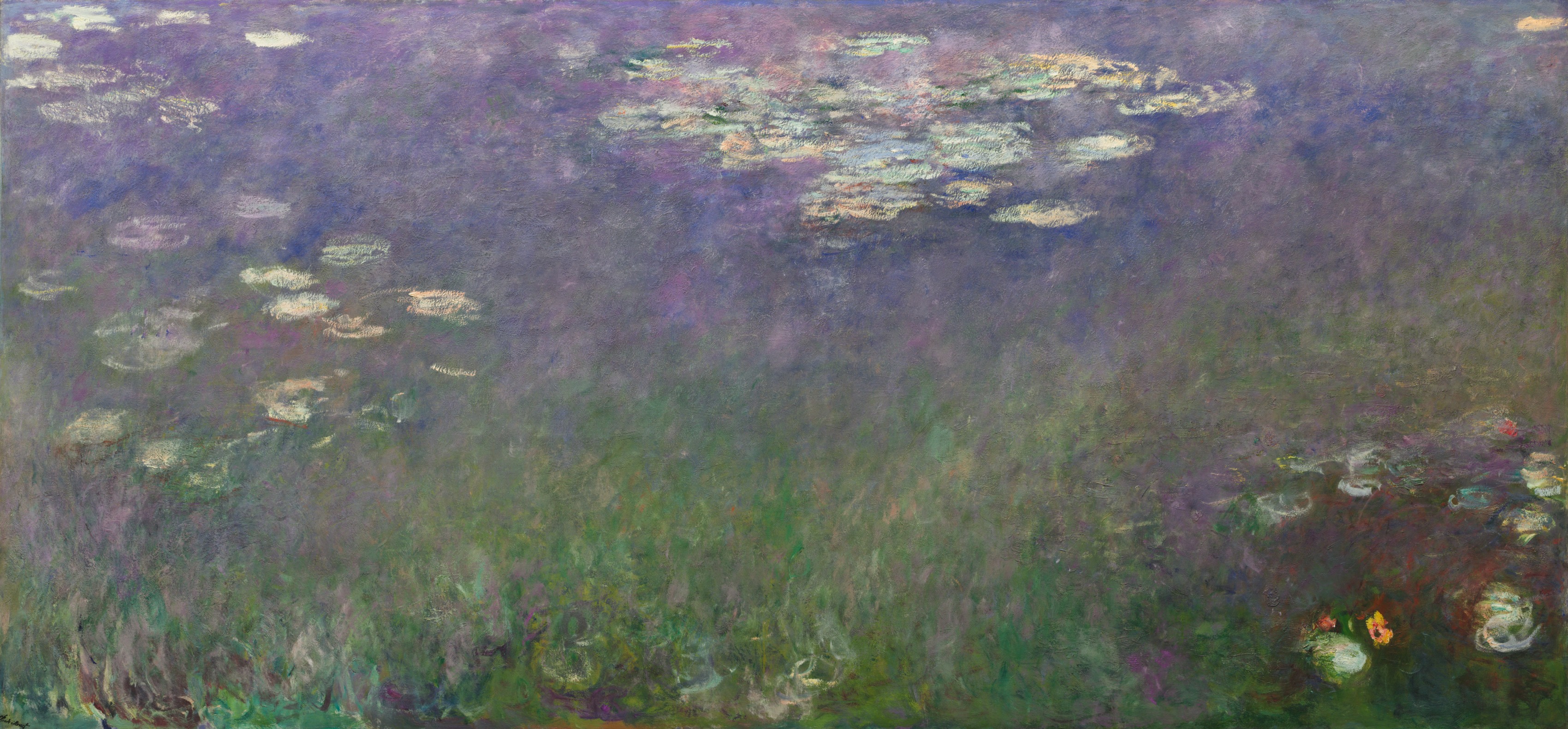 «Водяные лилии (агапантус)», Клод Моне